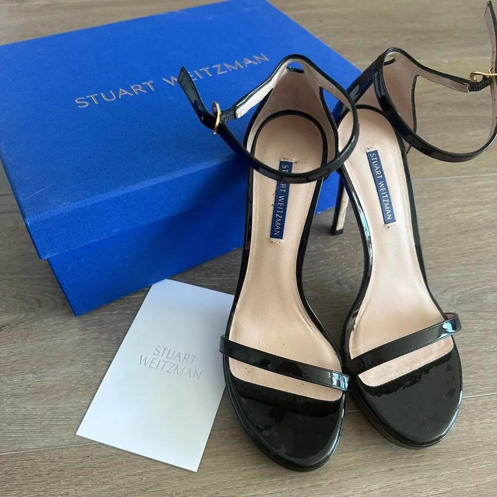 Stuart Weitzman Nudist Disco Heel - Picture 2 of 4